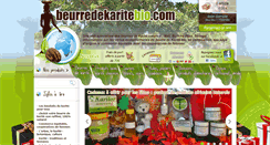Desktop Screenshot of beurredekaritebio.com